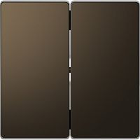 Лицевая панель Schneider Electric Merten D-Life для 2-кл. выключателя мокко картинка